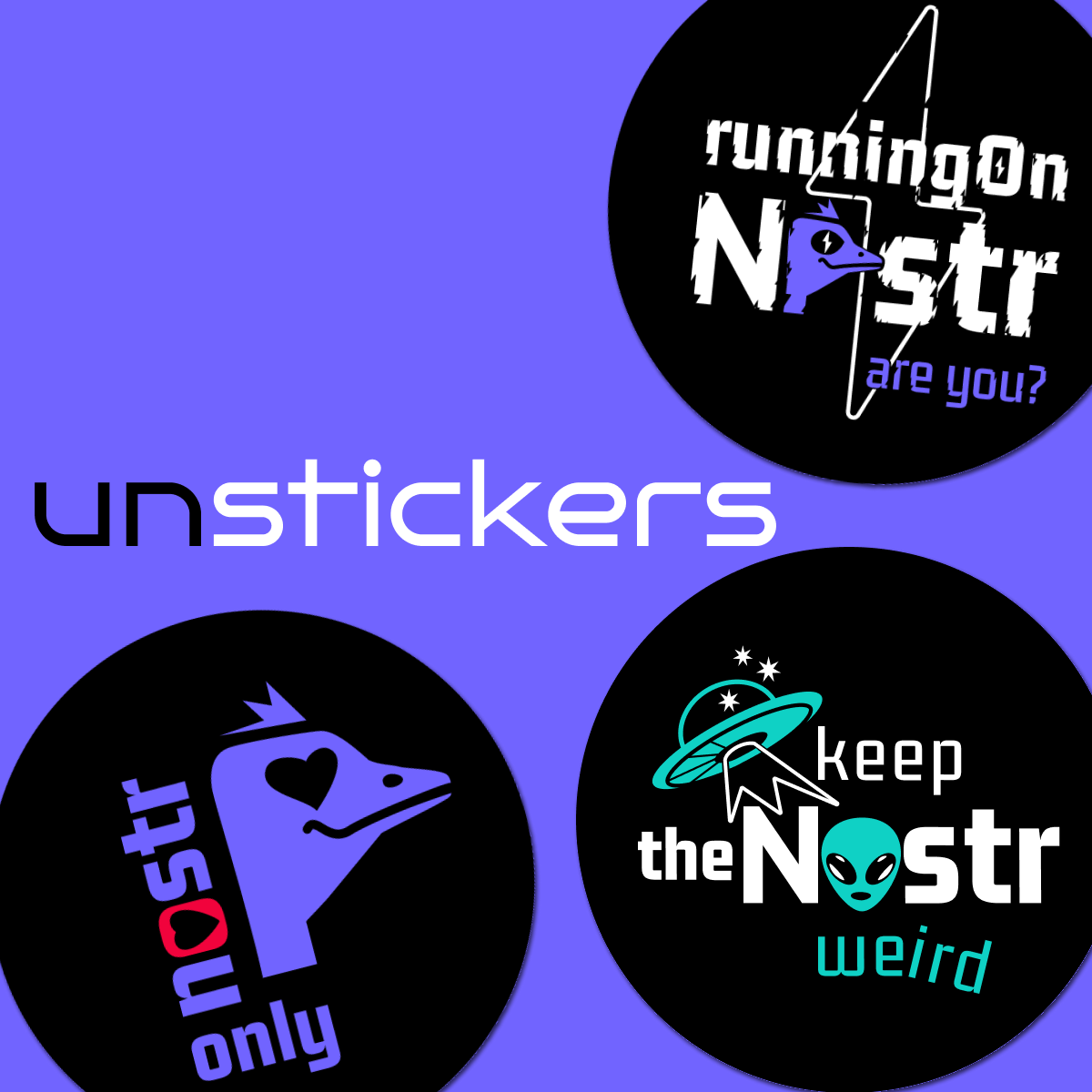 the nostr unstickers